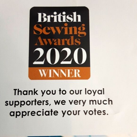 U.K.'s Premiere 2020 Sewing Magazine "Sew" Award Winning NWT - Picture 11 of 12